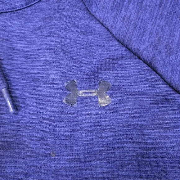 Under Armour Sweatshirt Womens M Purple Hoodie Cold Gear Zip Up Athletic Pockets - Picture 9 of 12